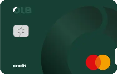 Die OLB Mastercard Standard Kreditkarte, inkludiert in der Kontooption smartDialog.